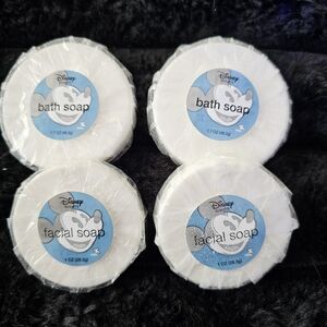 Disney Blue and White Bath & Facial Soap Set